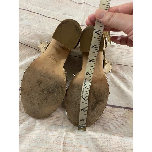 Laurence Decade Women's Studded Open Toe Ankle Booties - 37 1/2 - Picture 9 of 13